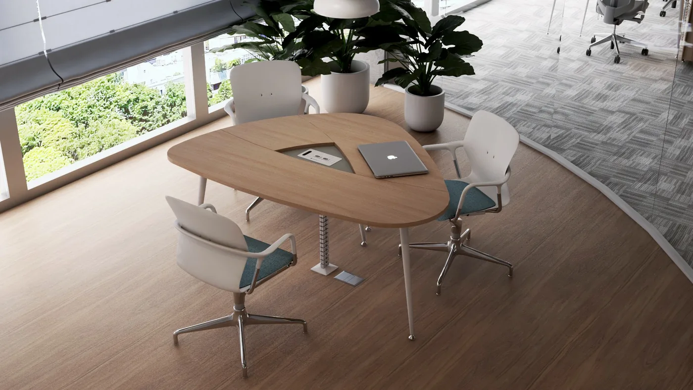 Mesa de reunião Bertevello